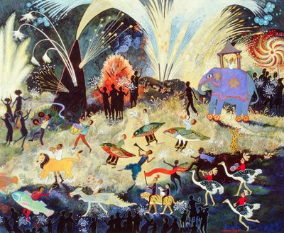 Party Time, 2010 (akril) alkotó: Anna Pugh