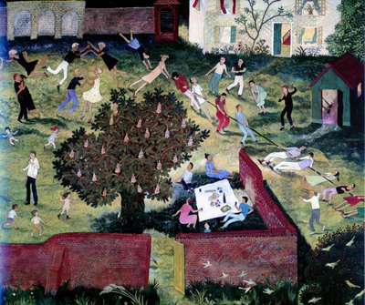 Tug of War, 2000 (akril) alkotó: Anna Pugh