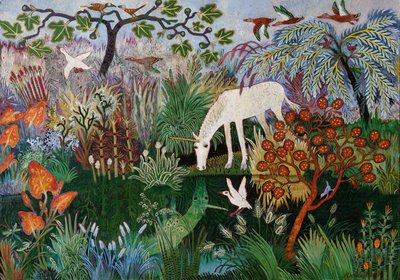 Unicorn Pool, 2018 (akril) alkotó: Anna Pugh