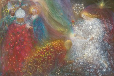 Gyermek születik, 2013 (olaj, belga vászon) alkotó: Annael Anelia Pavlova
