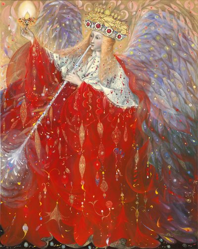 Az élet angyala, 2009 (olaj és levélarany, belga vászon) alkotó: Annael Anelia Pavlova