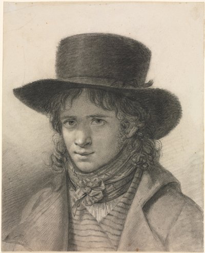 Önarckép kalapban alkotó: Anne-Louis Girodet de Roucy-Trioson