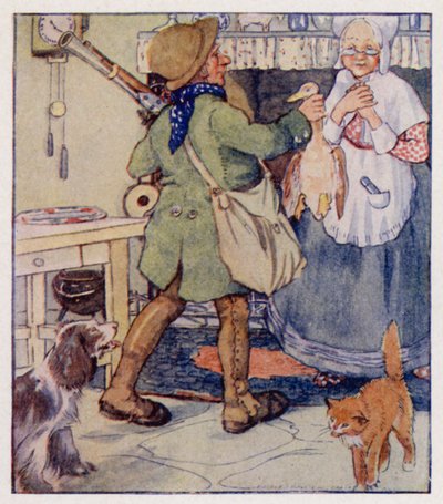 Mondóka: Volt egy kis ember (színes litó) alkotó: Anne (after) Anderson