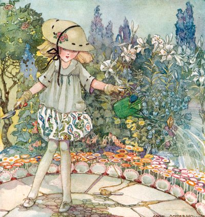 Mária úrnő, éppen ellenkezőleg, Hogyan nő a kertje alkotó: Anne Anderson