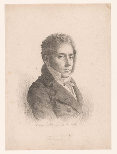 Portré Marie Philippe Coupin de la Couperie-tól Ha a festék jobb, nem is lehetne jobb (cím a tárgyon) alkotó: Anne Louis Girodet Trioson