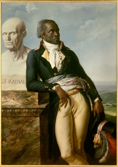 Francia forradalom: „” Jean Baptiste Belley, Santo Domingo (Santo Domingo) helyettesének portréja a kongresszuson (1747-1805)” Anne Louis Girodet de Roucy-Trioson (Anne-Louis Girodet de Roucy Trioson) festménye alkotó: Anne-Louis Girodet de Roucy-Trioson
