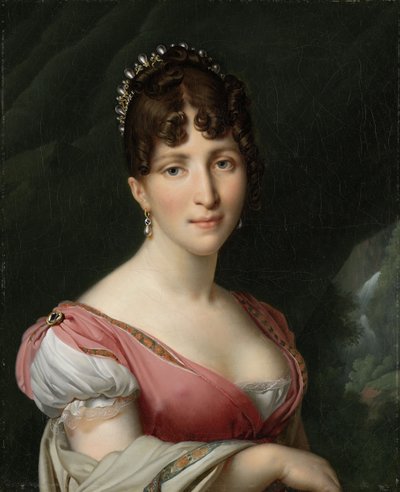 Hortense de Beauharnais holland királynő portréja, kb. 1805-1809 alkotó: Anne Louis Girodet de Roucy Trioson