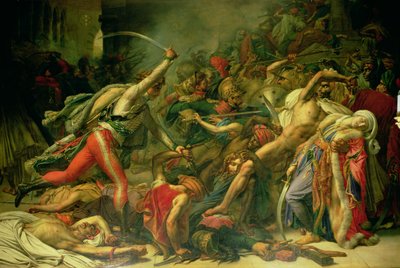 A kairói lázadás, 1798. október 21., 1810 alkotó: Anne-Louis Girodet de Roucy-Trioson