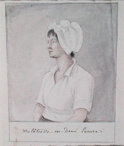 Mulatt lány alkotó: Anne Marguerite Hyde de Neuville