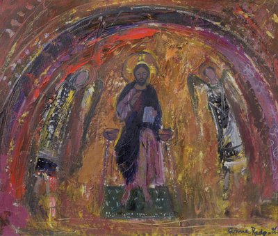 Egy kápolnában, Torcello (olaj, vászon) alkotó: Anne Redpath