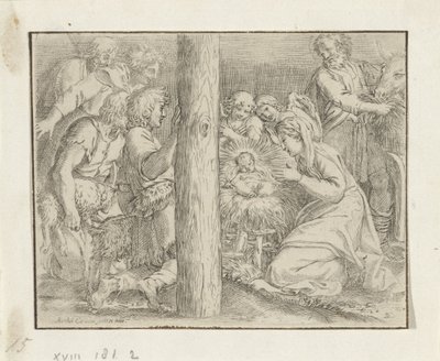 A Pásztorok imádata alkotó: Annibale Carracci