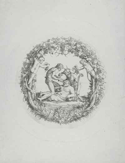 Részeg Silenus (a "Tazza Farnese") alkotó: Annibale Carracci