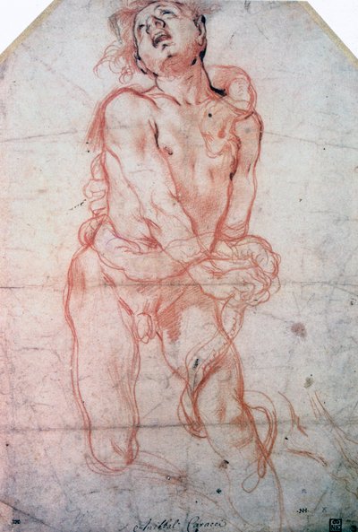Ábratanulmány, 1560-1609 alkotó: Annibale Carracci