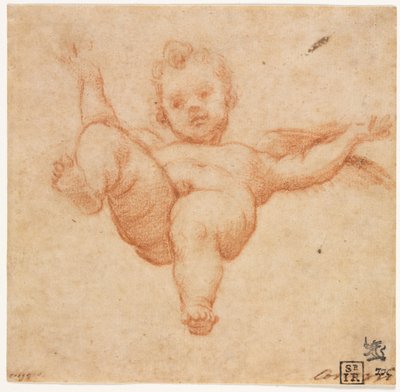 Repülő Ámor, c. 1602. alkotó: Annibale Carracci