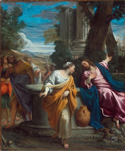 Krisztus és a szamaritánus alkotó: Annibale Carracci