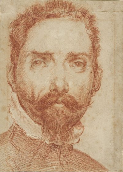 Giulio Mascheroni lantjátékos portréja alkotó: Annibale Carracci