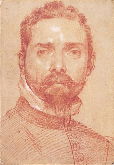 Giulio Mascheroni lantos portréja, 1594 körül alkotó: Annibale Carracci