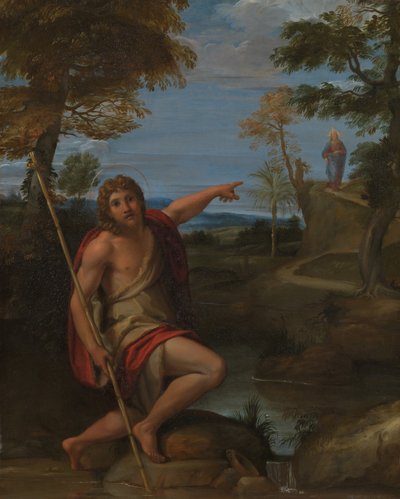 Tanúskodó Keresztelő Szent János, kb. 1600. alkotó: Annibale Carracci