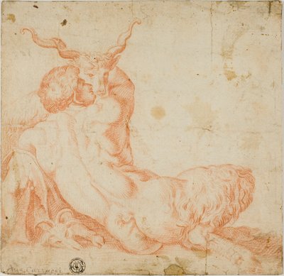 Szatír és Kecske alkotó: Annibale Carracci