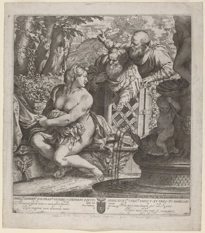 Susanna és a vének alkotó: Annibale Carracci