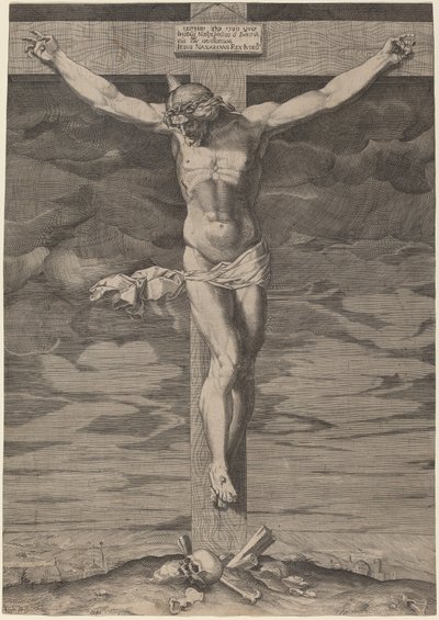 A keresztre feszítés alkotó: Annibale Carracci