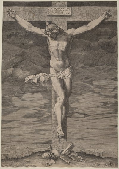A keresztre feszítés alkotó: Annibale Carracci
