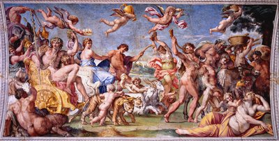Bacchus és Ariadné diadala alkotó: Annibale Carracci