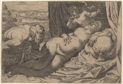 Vénusz és egy szatír alkotó: Annibale Carracci