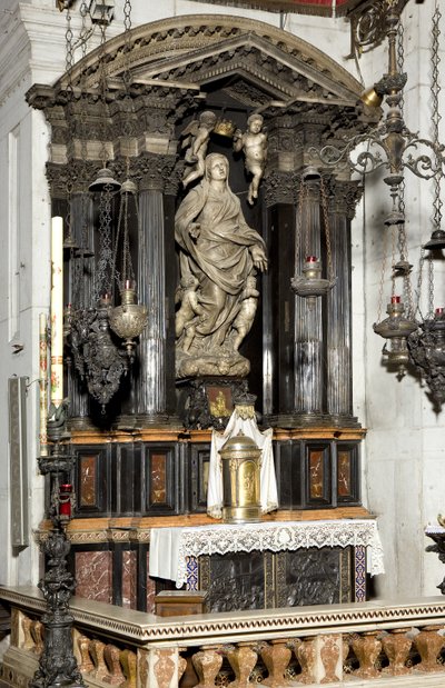 Szűz Mária mennybemenetele, 1586 alkotó: Annibale Fontana