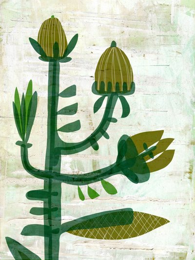 Modern zöld botanika alkotó: Annick