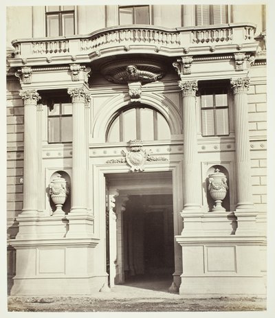 Albrechtsgasse 3. szám, portál Friedrich Ritter von Schey lakóhelyénél alkotó: Anonymous