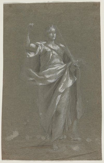 Allegorikus figura (recto és verso) alkotó: Anonymous