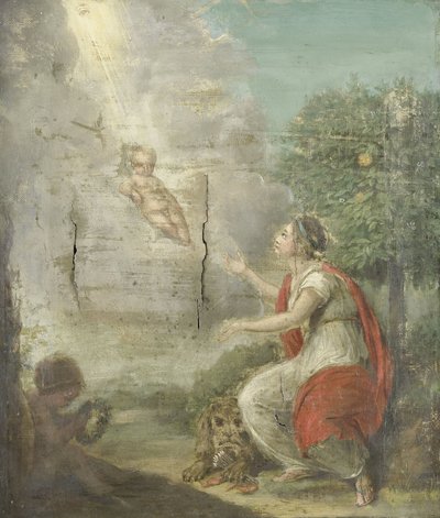 Vilmos Frigyes, Orange-Nassau hercege, később I. Vilmos király születésének allegorikus ábrázolása alkotó: Anonymous