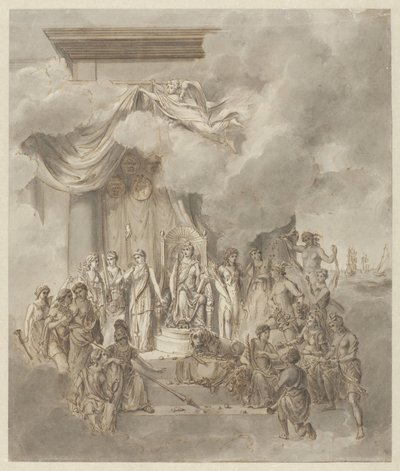 I. Vilmos király uralkodásának allegóriája, 1838 alkotó: Anonymous
