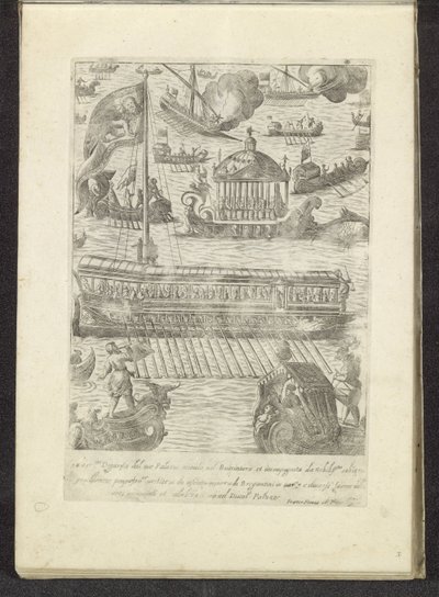 Bucintoro en andere schepen te Venetië Scènes uit het Venetiaanse Leven (sorozat címe) Habiti d