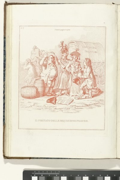 Comité van Franse Rekwisities, 1795 A francia rekvirálási bizottság (tárgycím) Hollandia Regenerata (olasz kopie) (sorozat címe) Hollandia újjászületése: tükör minden újjászületett nép számára (a sorozat címe a tárgyon) alkotó: Anonymous