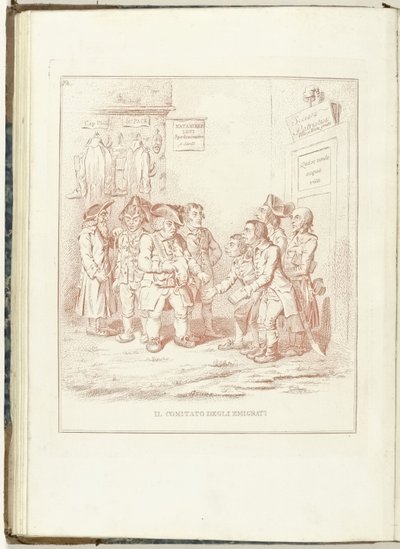 Uitgewekenen Bizottság, 1795 A Kivándorlók Bizottsága (cím a tárgyon) Hollandia Regenerata (olasz kopie) (sorozat címe) Hollandia újjászületése: tükör minden újjászületett népnek (a sorozat címe a tárgyon) alkotó: Anonymous