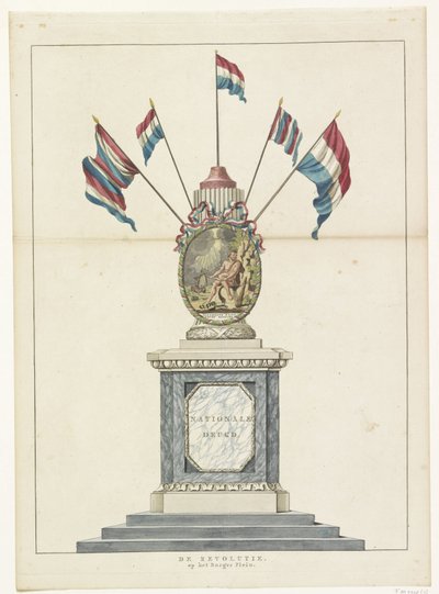 A forradalom, dekoráció a Place Royale-on, 1795 A forradalom, Op 