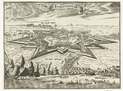 Coevorden vihara, 1672 alkotó: Anonymous
