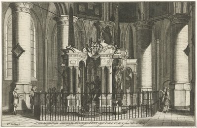 Orániai Vilmos sírja, 1623 Tombe ofte Begraefplaets der Princen van Orange (cím a tárgyon) alkotó: Anonymous