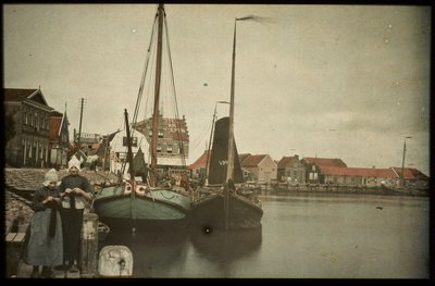 Volendam kikötője alkotó: Anonymous