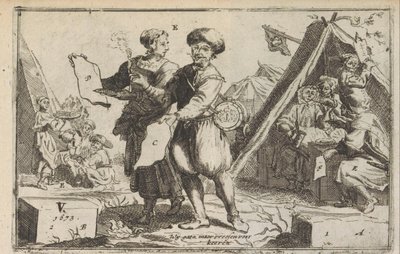 A bátor batáviaiak, 1673 A bátor Bataviers / Le vaillans Bataviers (cím a tárgyon) alkotó: Anonymous