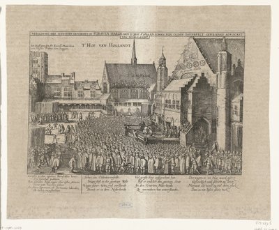 Johan van Oldenbarnevelt lefejezése, 1619 Abbildung der Iustitien Geschehen in s