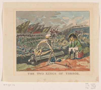 A terror két királya, 1813 A terror két királya (cím a tárgyon) alkotó: Anonymous