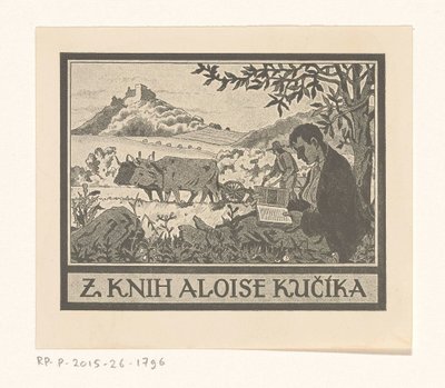 Ex libris van Aloise Kučík alkotó: Anonymous