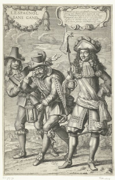 Francia karikatúra Gent elvesztéséről, 1678 L