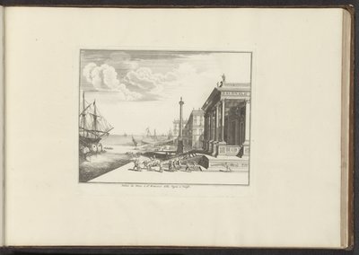 Kilátás a velencei Palazzo del Nunzio Pontificióra Palais du Nonce à St. Francesco della Vigna à Venise (cím a tárgyon) Paloták és műemlékek Velencében, Livornóban, Nápolyban és Rómában (sorozat címe) alkotó: Anonymous