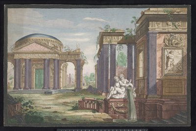 Kilátás a korinthoszi templomra Vue d