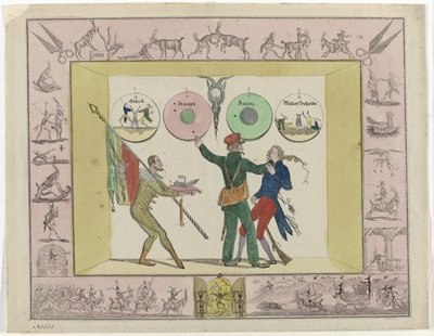 Glück, Haupt, Krans, Ritter Scheibe, sz. 577 alkotó: Anonymous