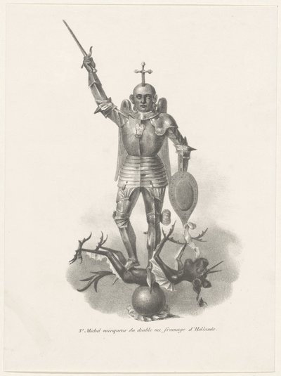 Szent Mihály holland sajttal legyőzi az ördögöt, 1830 St. Michel vainqueur du diable au fromage d